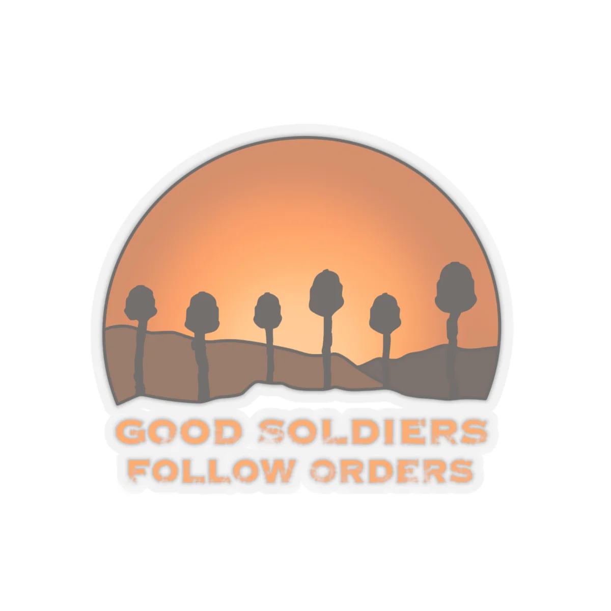 Good Soldiers Kiss Cut Stickers - Image 7